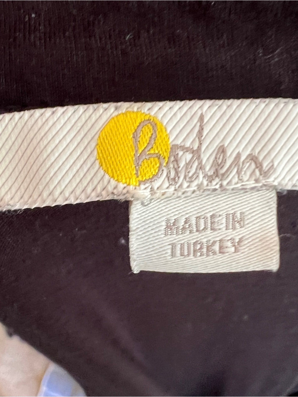 Boden Alberta Jersey Dress Black Short Sleeve Button Front Size US 12R UK 16R - Picture 7 of 10